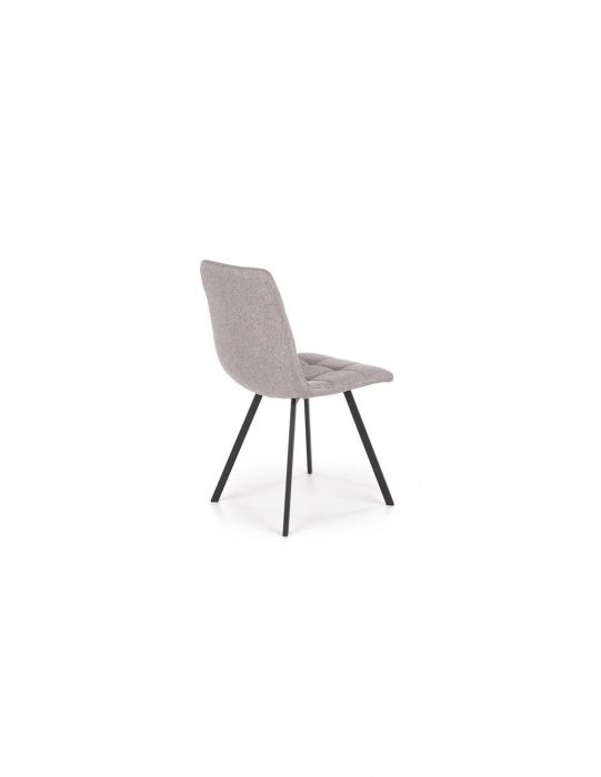 Scaun de living HM K402 gri cu picioare metalice negre [3]