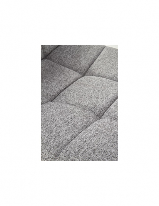 Scaun de living HM K402 gri cu picioare metalice negre [4]