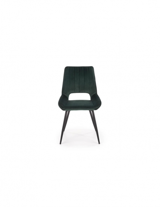 Scaun de living HM K404 verde cu picioare metalice negre [7]