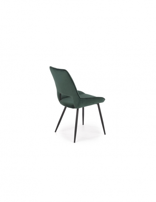 Scaun de living HM K404 verde cu picioare metalice negre [8]