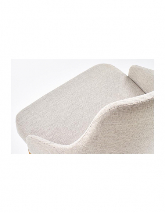 Scaun living HM Toledo crem - stejar [2]