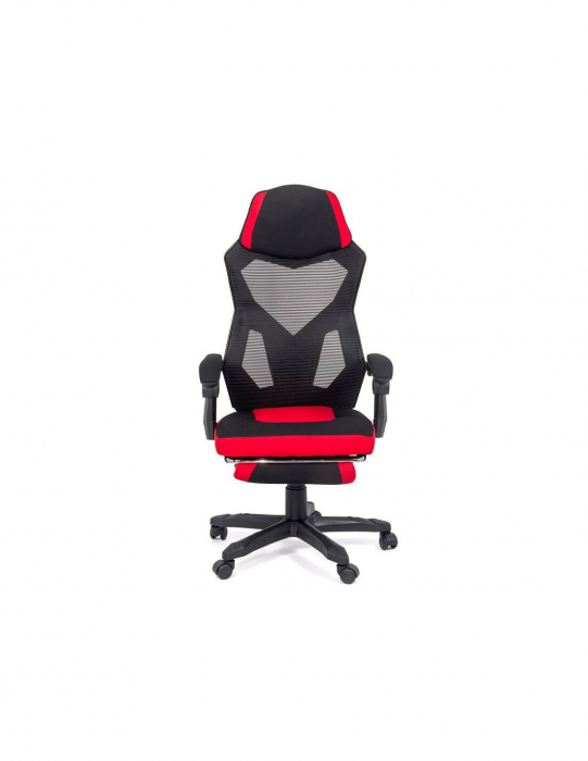 Scaun OFF 304 negru-rosu [5]