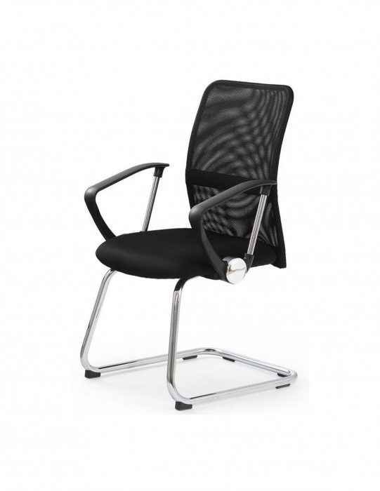 Scaun vizitator mesh HM Vire Skid negru [2]
