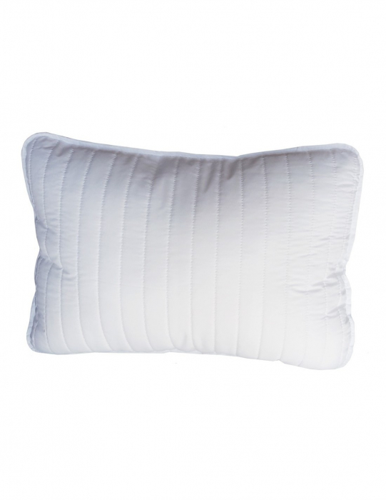 Set Avantaj Saltea Superortopedica Lux ROMA 140x200 cu Perne, Husa si Pilota - Prezentare pe pat [7]
