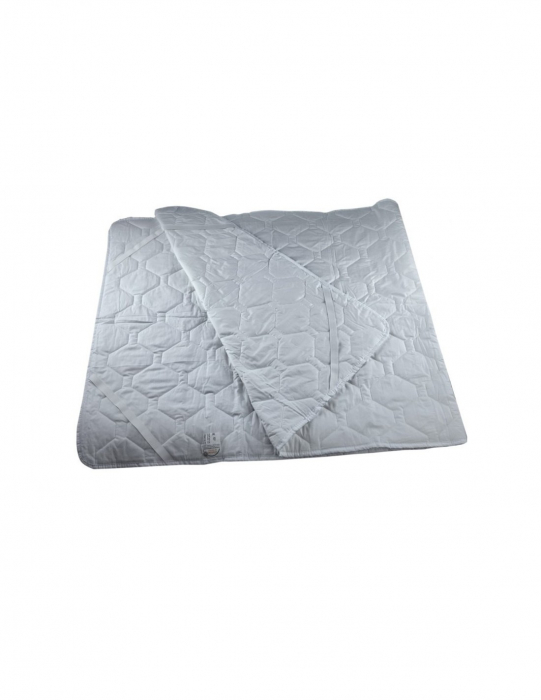 Set Avantaj Saltea Superortopedica Lux ROMA 140x200 cu Perne, Husa si Pilota - Prezentare pe pat [6]