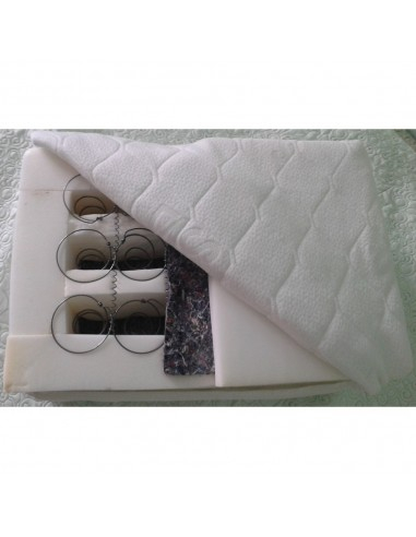 Set de pat cu saltea Ulise Spring Comfort 180x200, perne, husa si pilota, in culoare portocalie [4]