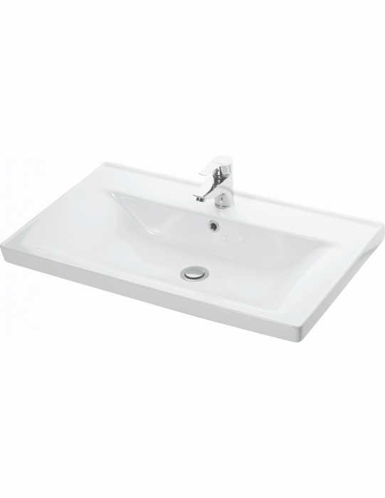 Set Baza si lavoar GN0971 suspendat si Oglinda GN0551 - 80 cm [4]