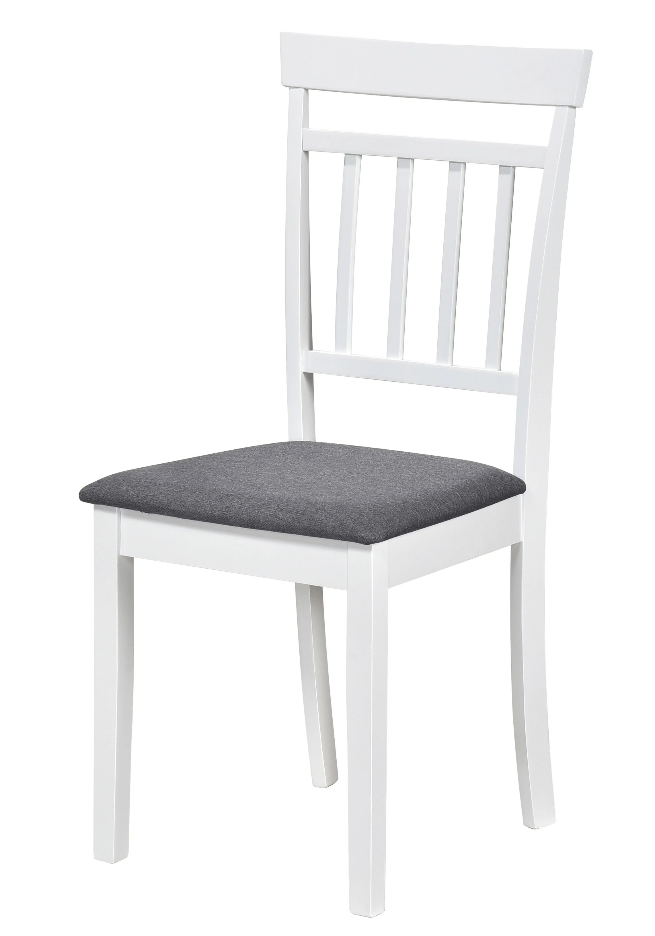Set masa living rotunda Montreal, lemn masiv, MDF, 90x73.8 cm si 4 scaune lemn masiv Hudson, tapiterie stofa,100 kg, 94x50x42 cm, alb/gri [3]