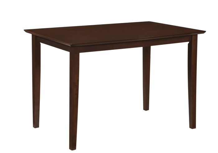 Set masa living si bucatarie Bali, MDF Furniruit, 112x72x74 cm si 4 scaune Vienna, tapiterie stofa,100 kg, 94x49x40 cm, nuc/bej [4]