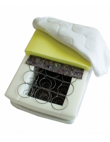 Set Saltea Cronos HR Spring Comfort 140x200 cu Doua Perne Ortopedice Memory SB 52x32 [5]