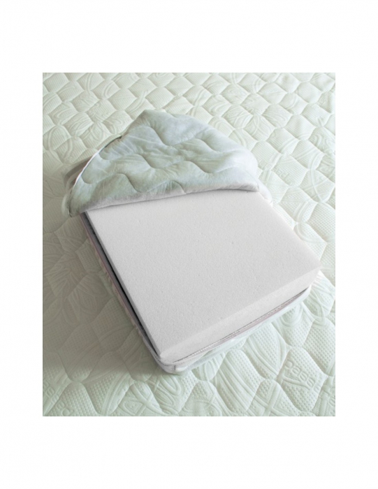 Set pat Hydra Comfort Flex portocaliu cu saltea 180x200 si perne memory [3]