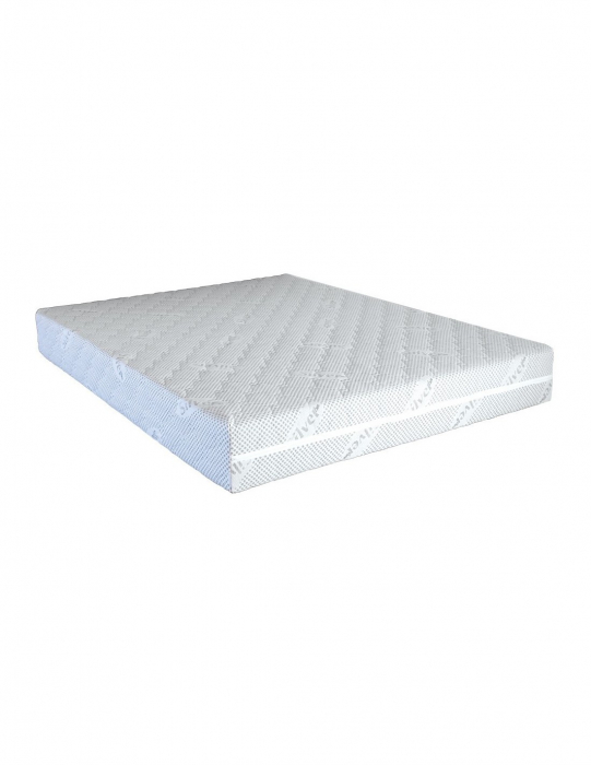 Set saltea Jupiter Memory One 180x200 cm cu 2 perne ortopedice memory SB 52x32 cm, aspect elegant si confortabil [2]