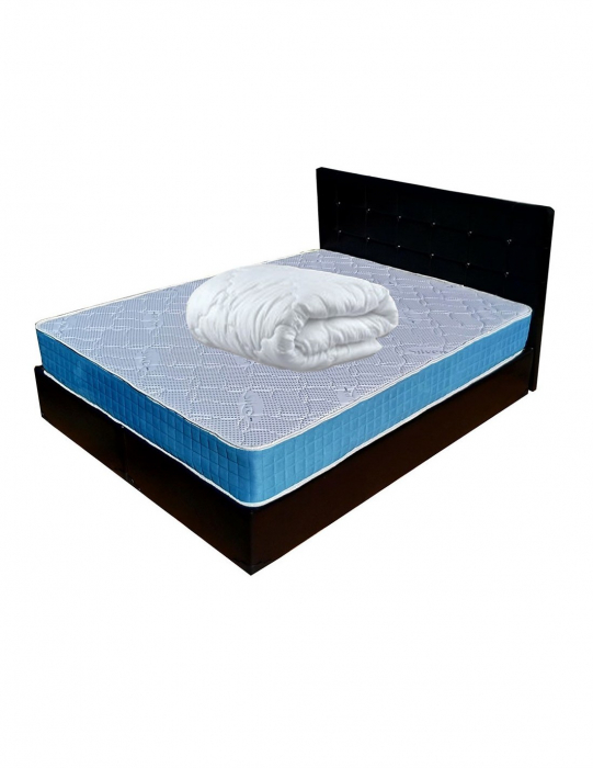 Set Saltea Memory Foam PARIS 140x200 cu Pilota Microfibra Vara [2]