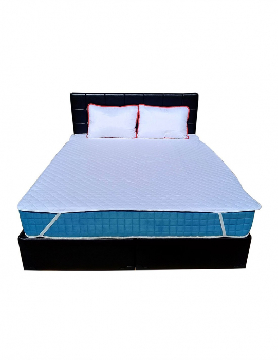 Set saltea Memory Foam PARIS 180x200 cu perne si husa, vedere laterala [2]