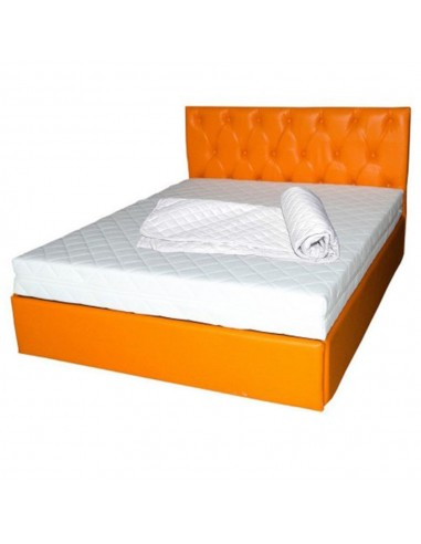 Set Saltea Nova Comfort Flex 180x200 portocaliu cu husa hipoalergenica si 2 perne [6]
