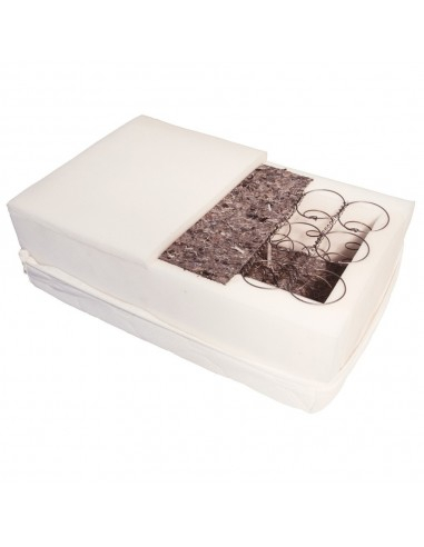 Pat Pluto Spring Comfort 140x200 cu saltea si perne, tapitat portocaliu [4]