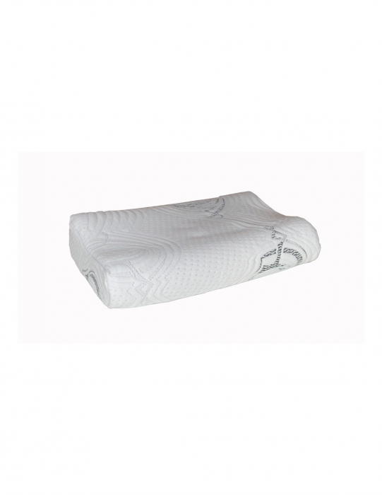 Set pat Pluto Spring Comfort 160x200 portocaliu cu saltea alba si perne memory [6]