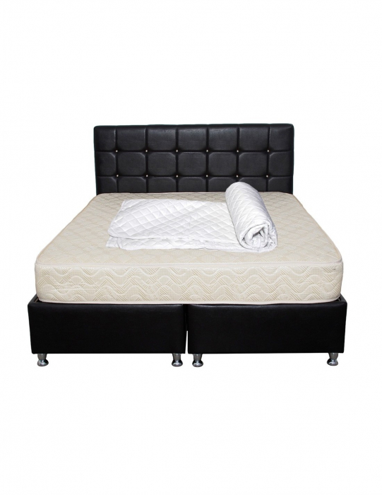 Set Saltea Superortopedica SOFIA 140x200x20 plus Husa hipoalergenica Minet [2]