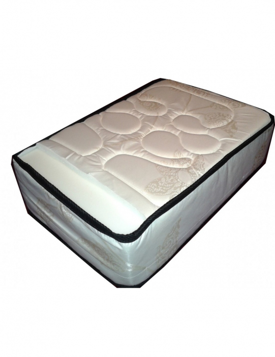 Set Saltea Venus Eco Memory 140x200 cu Husa Hipoalergenica Portocalie [5]