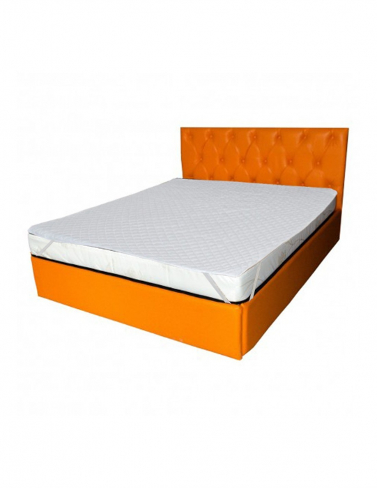 Set Saltea Venus Eco Memory 140x200 cu Husa Hipoalergenica Portocalie [2]