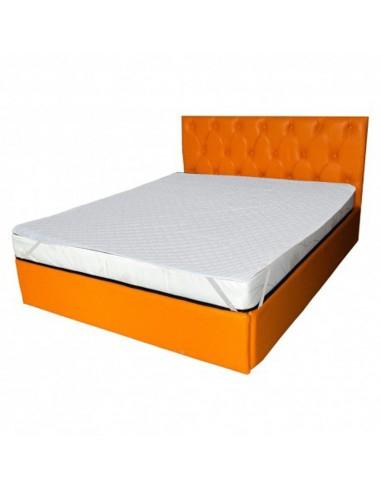 Set saltea Venus Eco Memory 160x200 cu husa hipoalergenica, fata si baza de pat portocaliu [2]