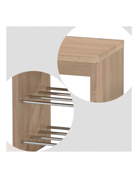 Suport pantofi HM ST7 cu 4 rafturi metalice din MDF [2]