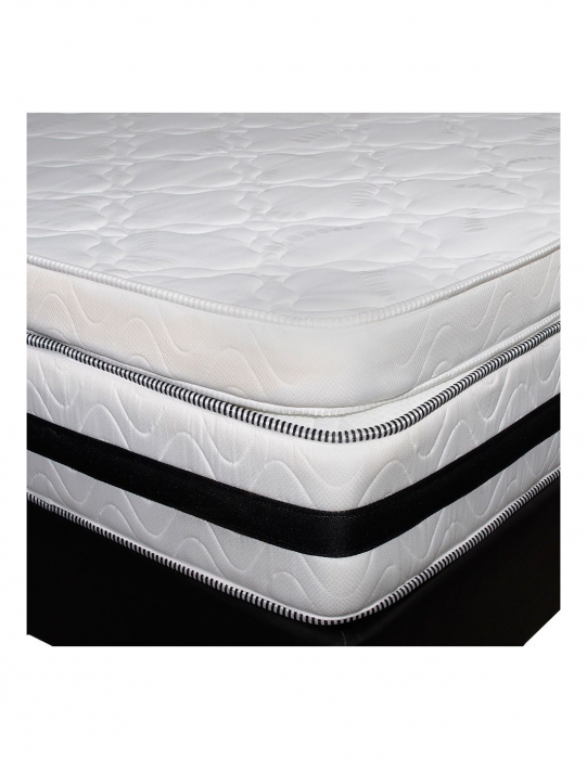 Topper saltea 80x200 din spuma poliuretanica de 10 cm, alb [8]