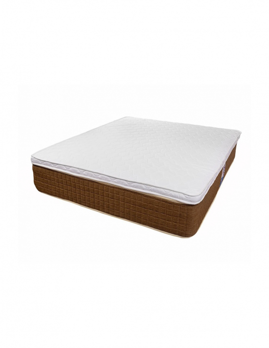 Topper Saltea Spuma Memory Alb 200x200 cm Grosime 5 cm [5]