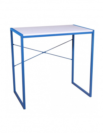 Birou copii GN roz cu blat alb si picioare metalice roz [1]