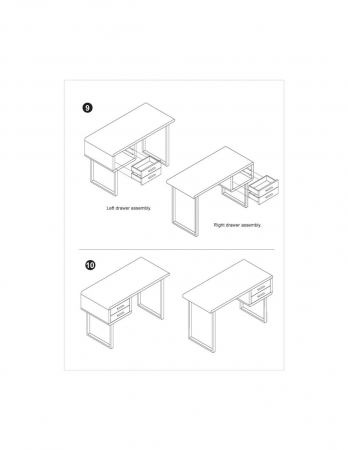 Birou HM B30 Alb [8]