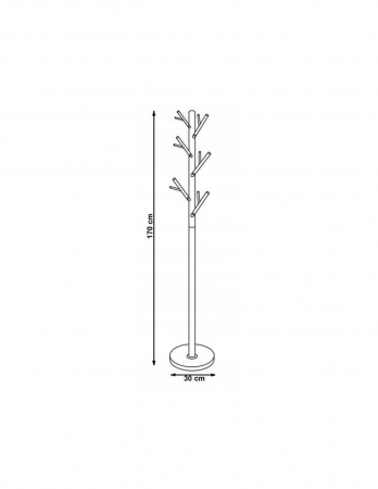 Cuier metalic HM W60 cu design de crengi si 12 agățători [3]