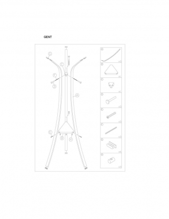 Cuier SL Gent negru [1]