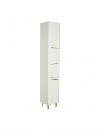 Dulap baie coloana GN0201 alb cu 6 compartimente si 3 usi [1]