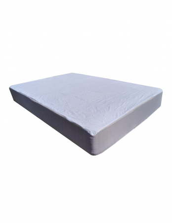 Protectii saltele - Husa impermeabila din bumbac alb 160x200