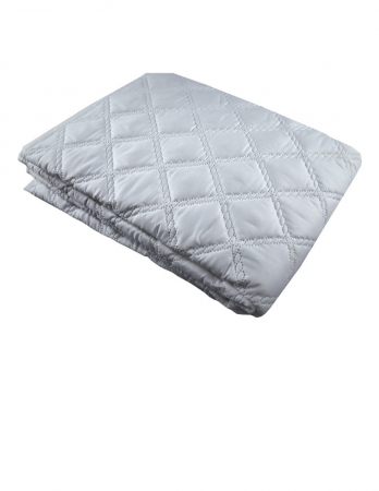 Protectii saltele - Husa saltea din bumbac 90x200, matlasata, culoare alba