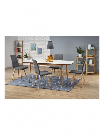 Masa extensibila HM Bradley alb stejar lefkas [2]