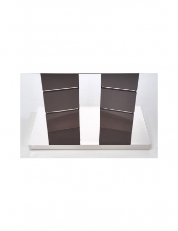 Masa extensibila gri cu baza din inox [3]