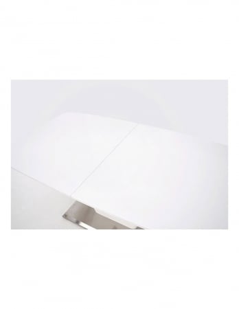 Masa extensibila alba HM Mistral cu baza din inox [3]