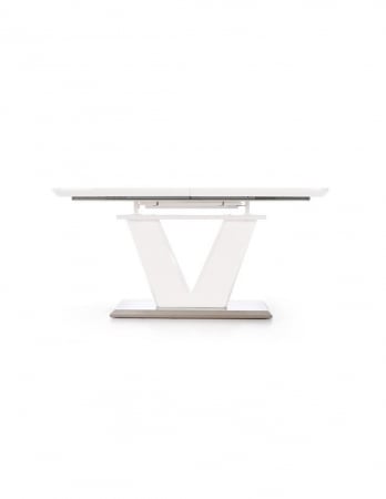 Masa extensibila alba HM Mistral cu baza din inox [5]