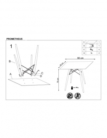 Masa HM Prometheus patrata [7]