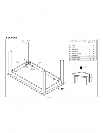 Masa de living alba Ksawery cu blat din Pal laminat si picioare din MDF [4]