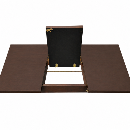 Masa living si bucatarie extensibila Miami, MDF, structura lemn masiv, 6 persoane, 120/150 x 80 x 73.8 cm, nuc [10]