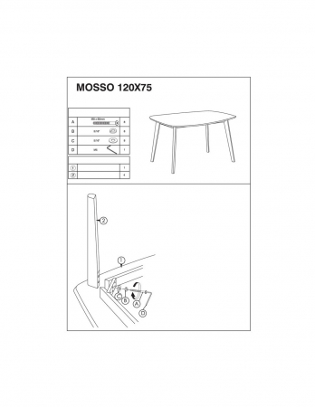 Masa living stil scandinav SL Mosso I alba cu picioare din lemn de stejar [2]