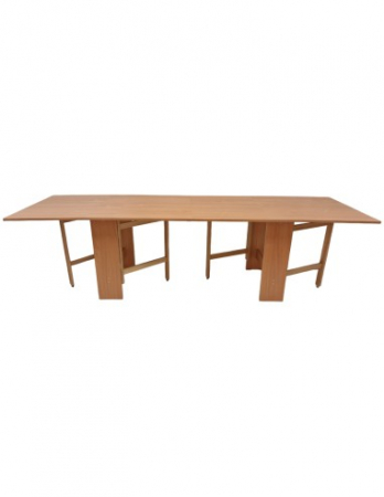 Mese - Masa plianta din fag pentru 12 persoane, design modern