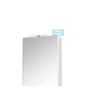 Baie - Oglinda baie cu dulap GN5011 - 60 cm, alba, cu iluminare LED