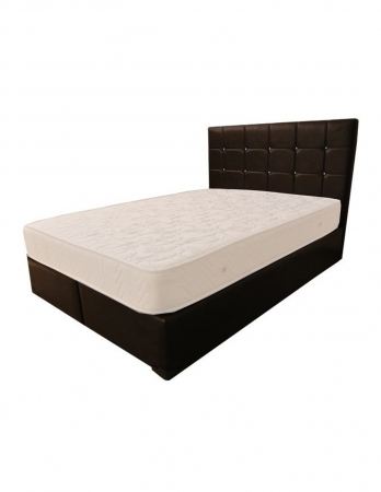 Saltele superortopedice - Saltea arcuri 120x200x22cm Dafin cu tetiere maro