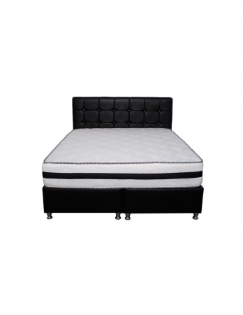Saltea Memory Foam Crin 120x200x25 cu husa matlasata si baza neagra [2]