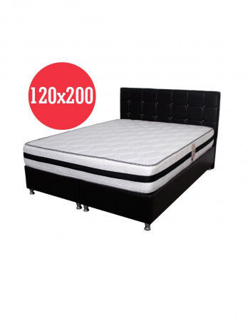 Saltele memory - Saltea Memory Foam Azalee 120x200 cu Arcuri si Baza Neagra</h2>