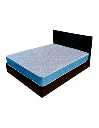 Saltele memory - Saltea Memory Foam PARIS 120x190 - vedere de sus cu modelul pe fata saltelei