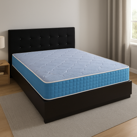 Saltele memory - Saltea Memory Foam PARIS 140x200x23 cu husa Silvercare